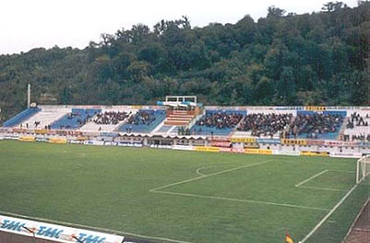 Stadionul Gloria din Bistrița, &icirc;ntr-o fotografie publicată &icirc;n 2007